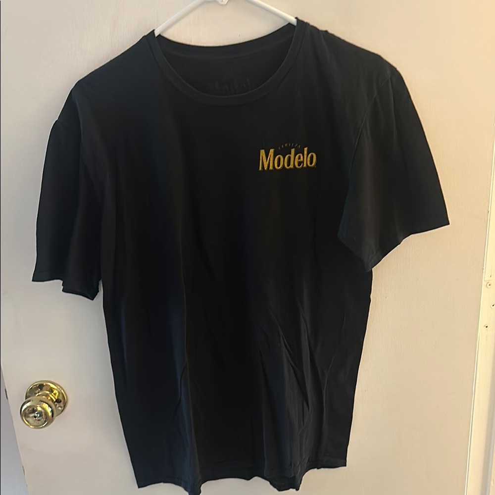 Modelo Beer Black T-Shirt for Men